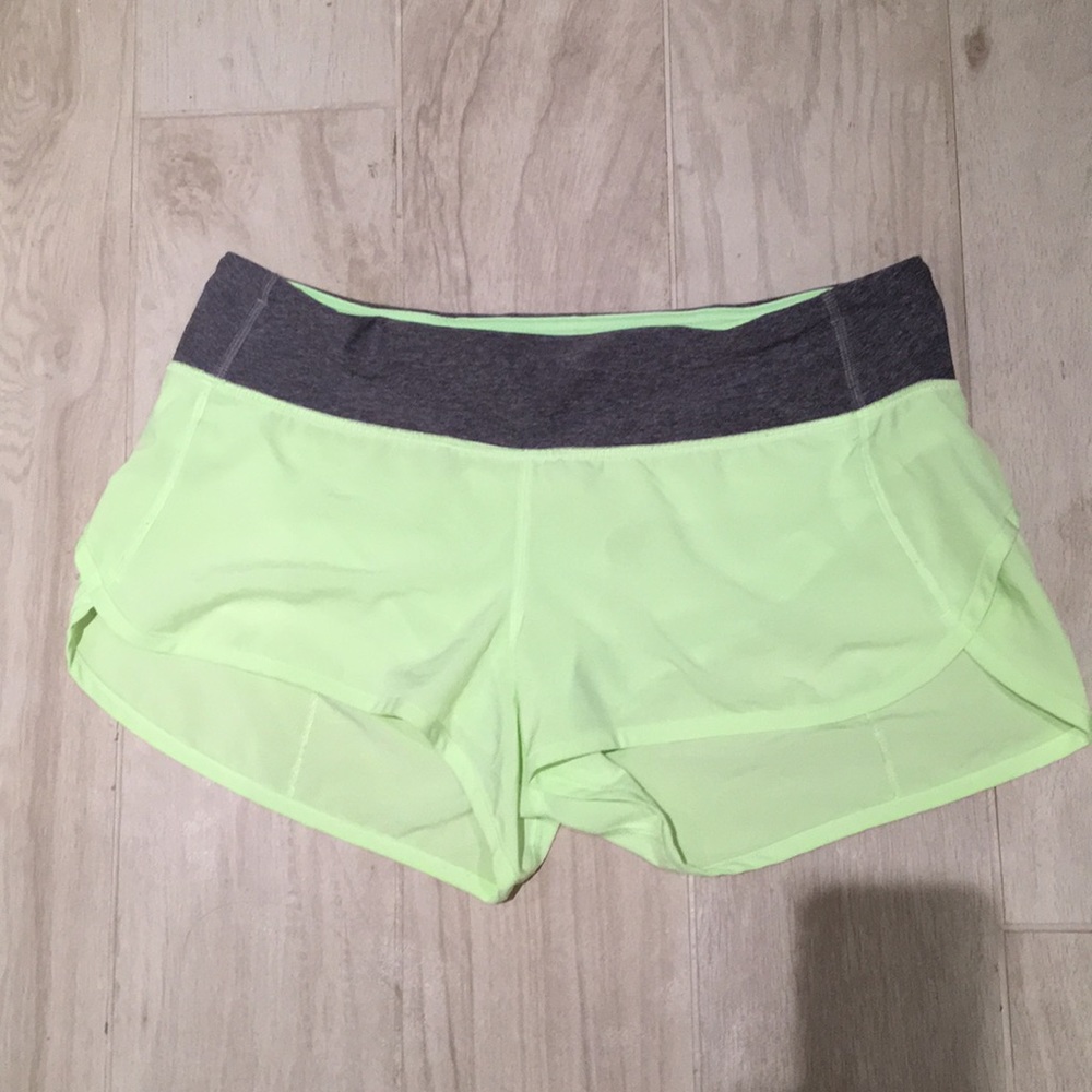 Lululemon speed shorts